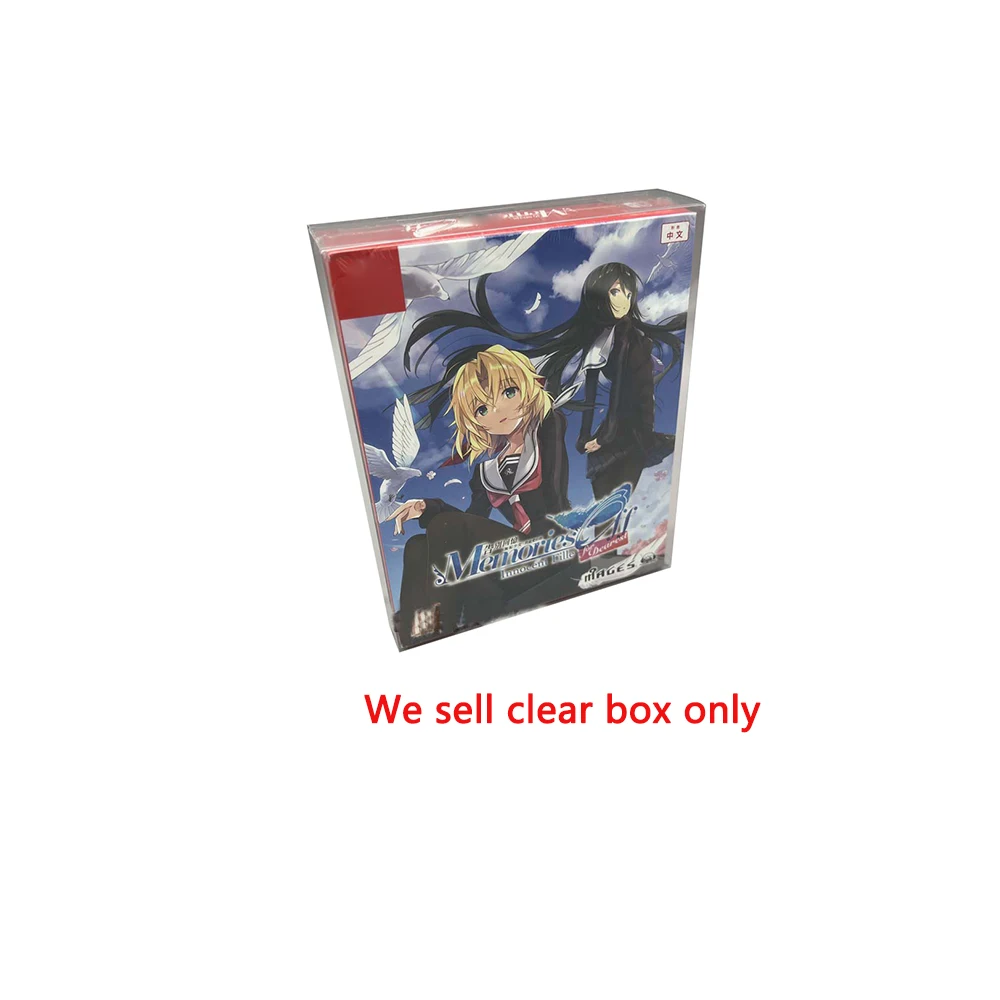 Transparent storage box Display box for Memories Off 8 Innocent Fille game Limited edition Protective box