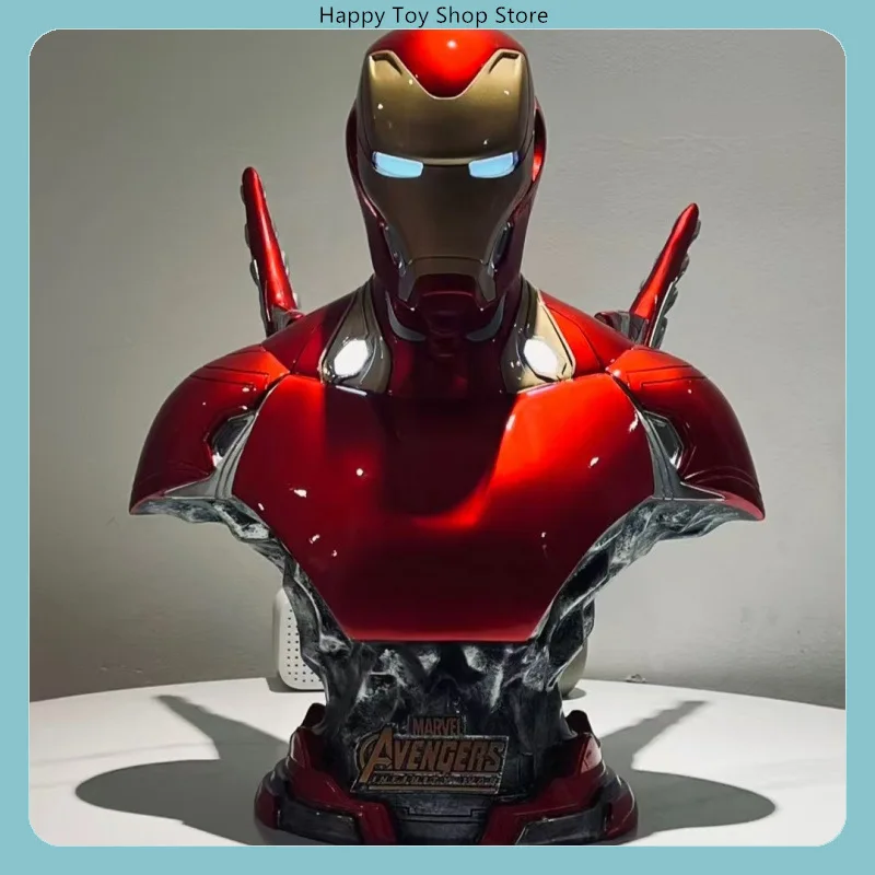 

Iron Man MK50 Bust Resin GK Statue Figure Model Collection Desktop Decoration Ornament Toy Gift for Fans