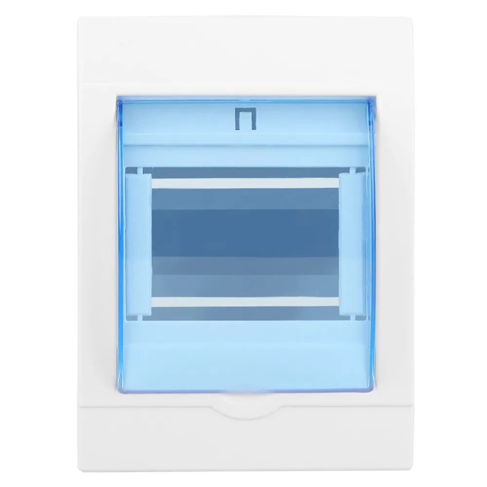 3-4 Ways Distribution Box Plastic Wall Mounted Circuit Breaker Distribution Box Transparent Cove Wall Distribution Box