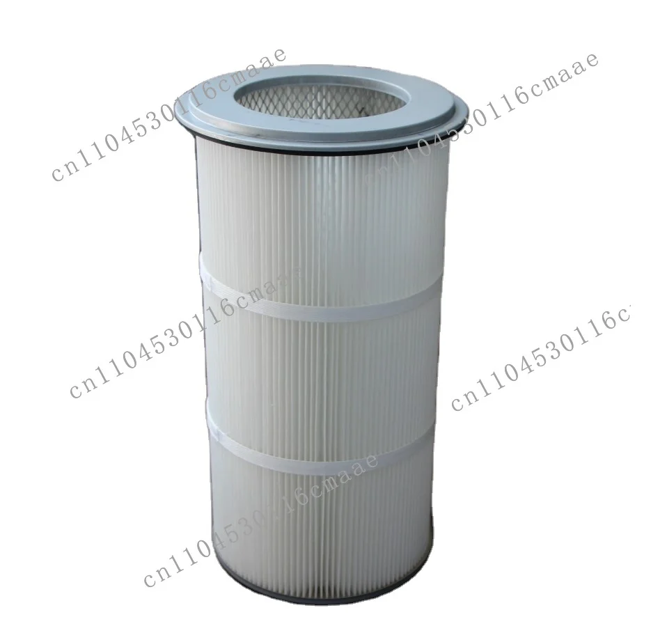 High efficiency anti-static pleated air filter cartridge dust collector Industrial dust removal polyester fiber air filter