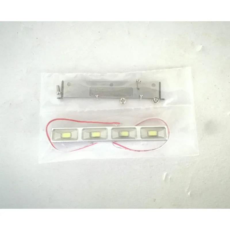 LED Simulation Metal Front Bottom Spotlight for 1/14 Tamiya RC Truck Scania 770S 6X4 56368 8X4 56371 R730 R620 Diy Parts