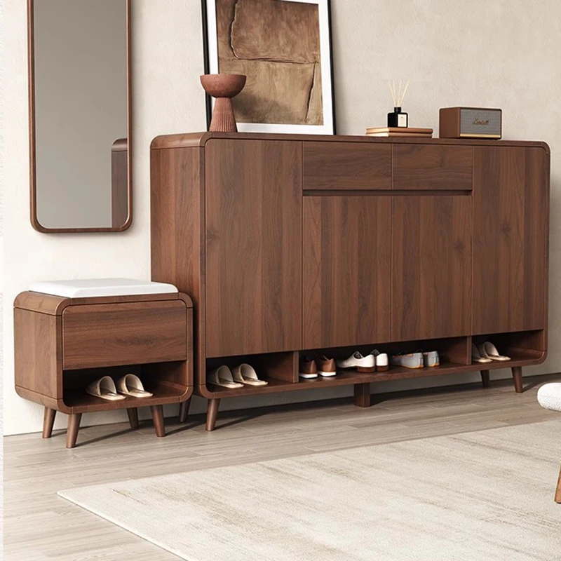 

Bench Organizer Shoe Cabinet Storage Mobile Living Room Designer Luxury Shoe Shelf Modern Vertical Muebles Shoemakers Furniture