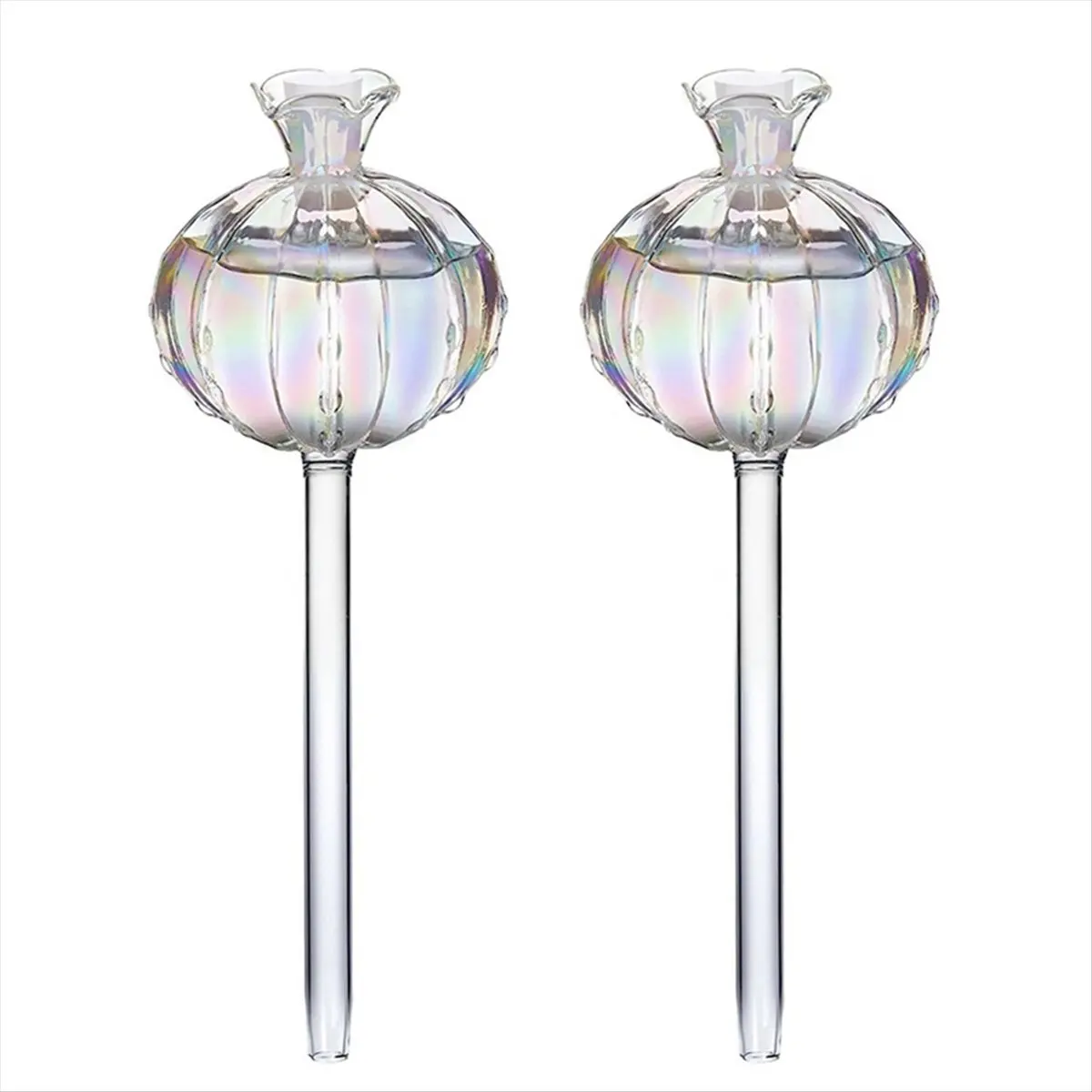 AT16 Glass Automatic Plant Watering Bulbs Shape Flower Plant Water Dripper Houseplant Device Drip Irrigation System