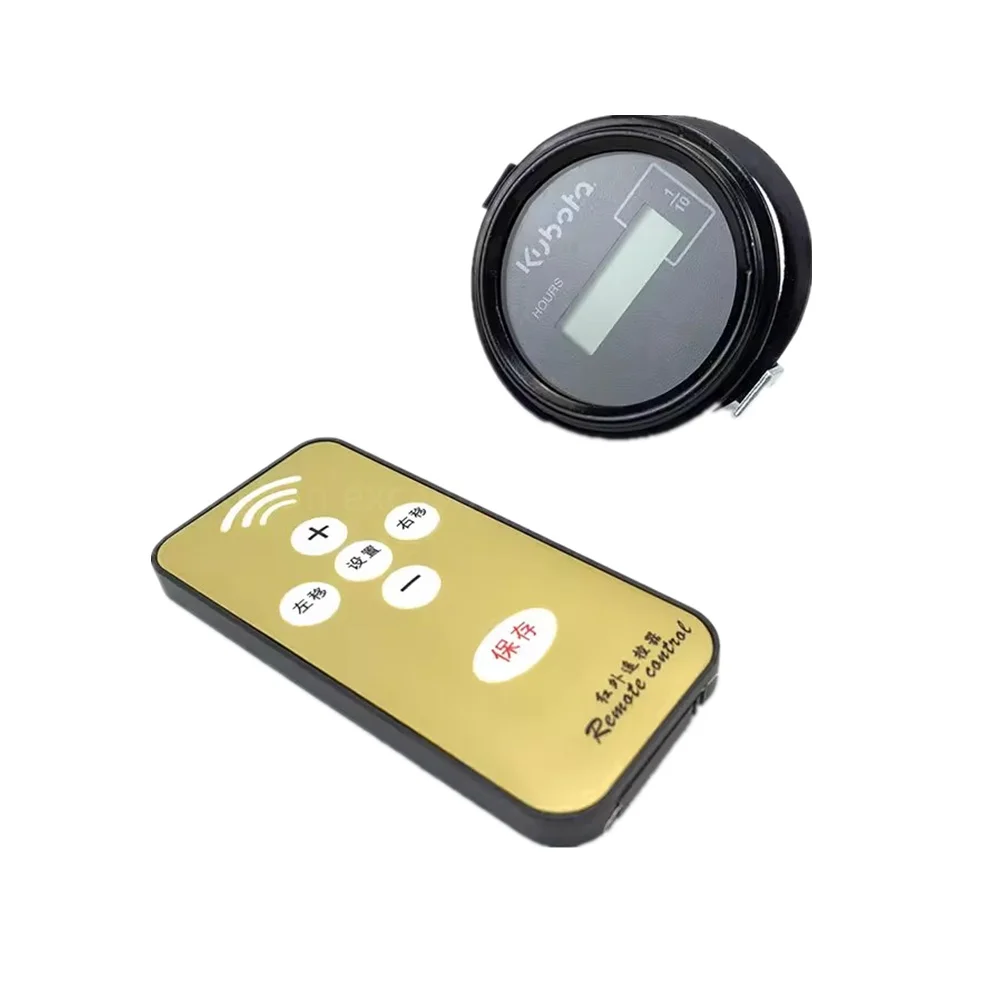 For Kubota U15 30 KX155 161 163 165 Remote Control Timer Tachometer Schedule Excavator Parts