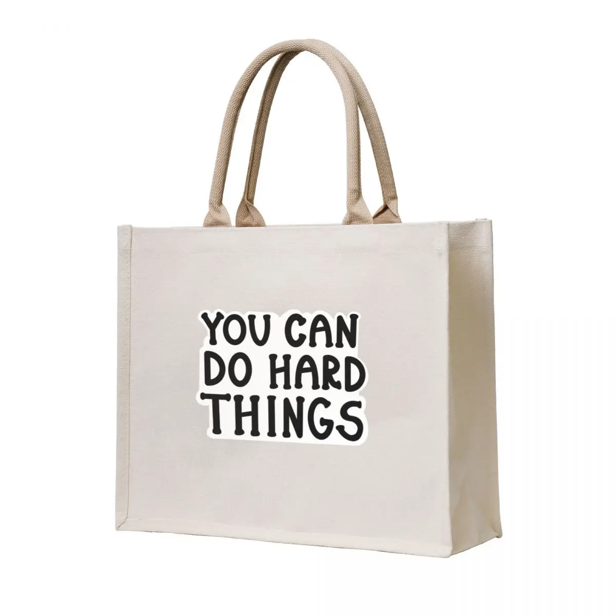 

You Can Do Hard Things (Ksnav) Sticker Tote Bag Eco bag Canvas stote bag tote