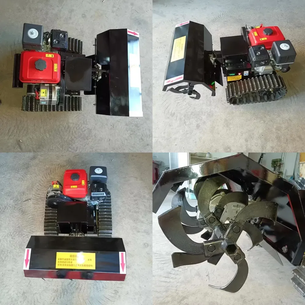

Remote Control Mini Tiller with Self-Generating Power for Orchard Greenhouse Farmland Management and Soil Cultivation