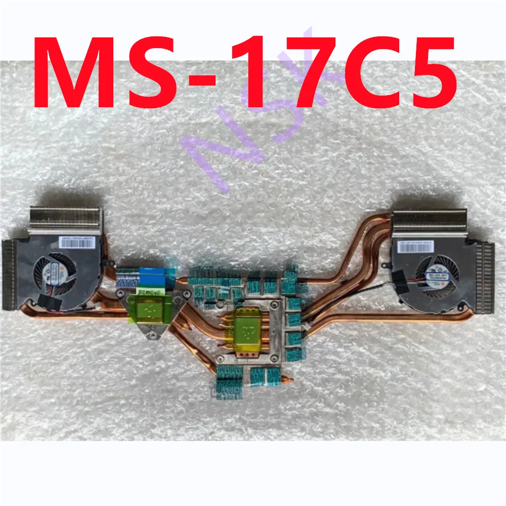 Original  MS-17C5 FOR MSI GL73 GP73 WE73 GTX2060 CPU Graphics Heatsink Cooler Cooling Fan 100% Test OK