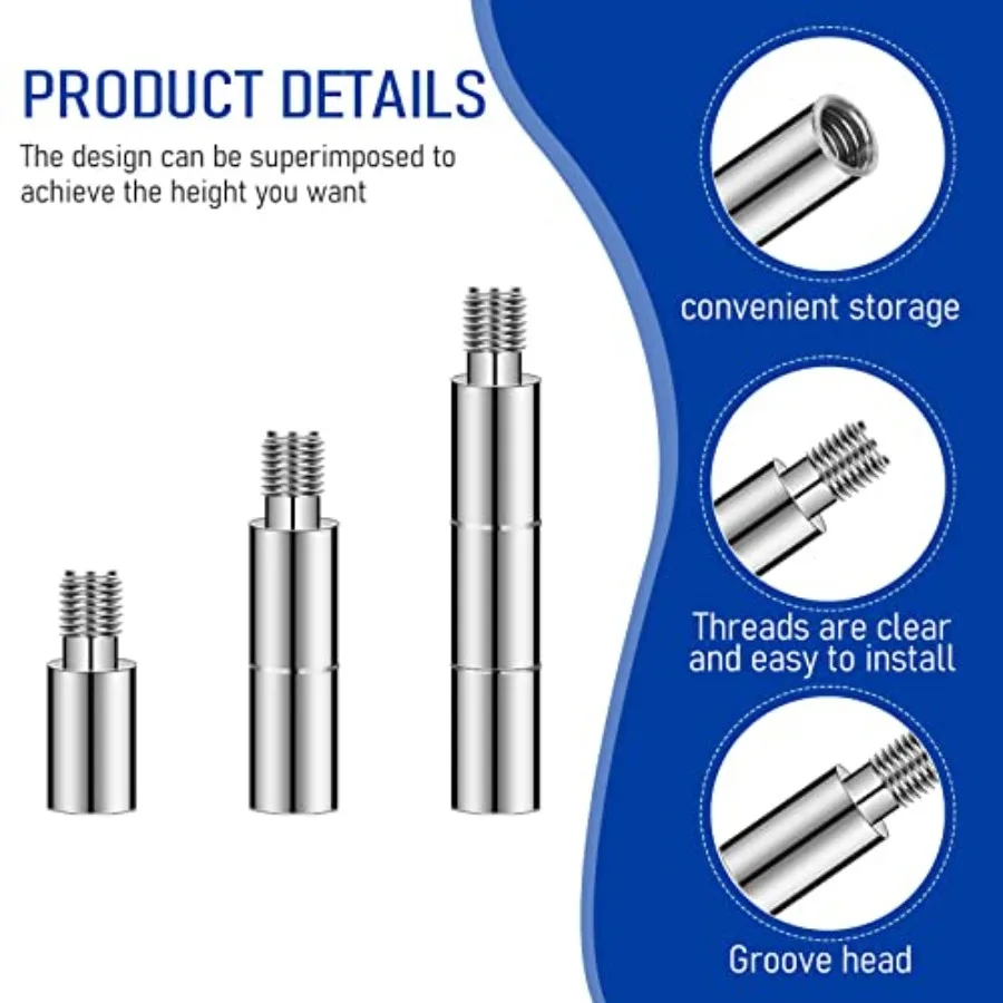40Pcs Paku Pengikat Scrapbook, Aksesoris Pengikat Scrapbook, Pengganti Paku Pengikat, Sekrup Pengikat untuk Mengikat Foto Scrapbook