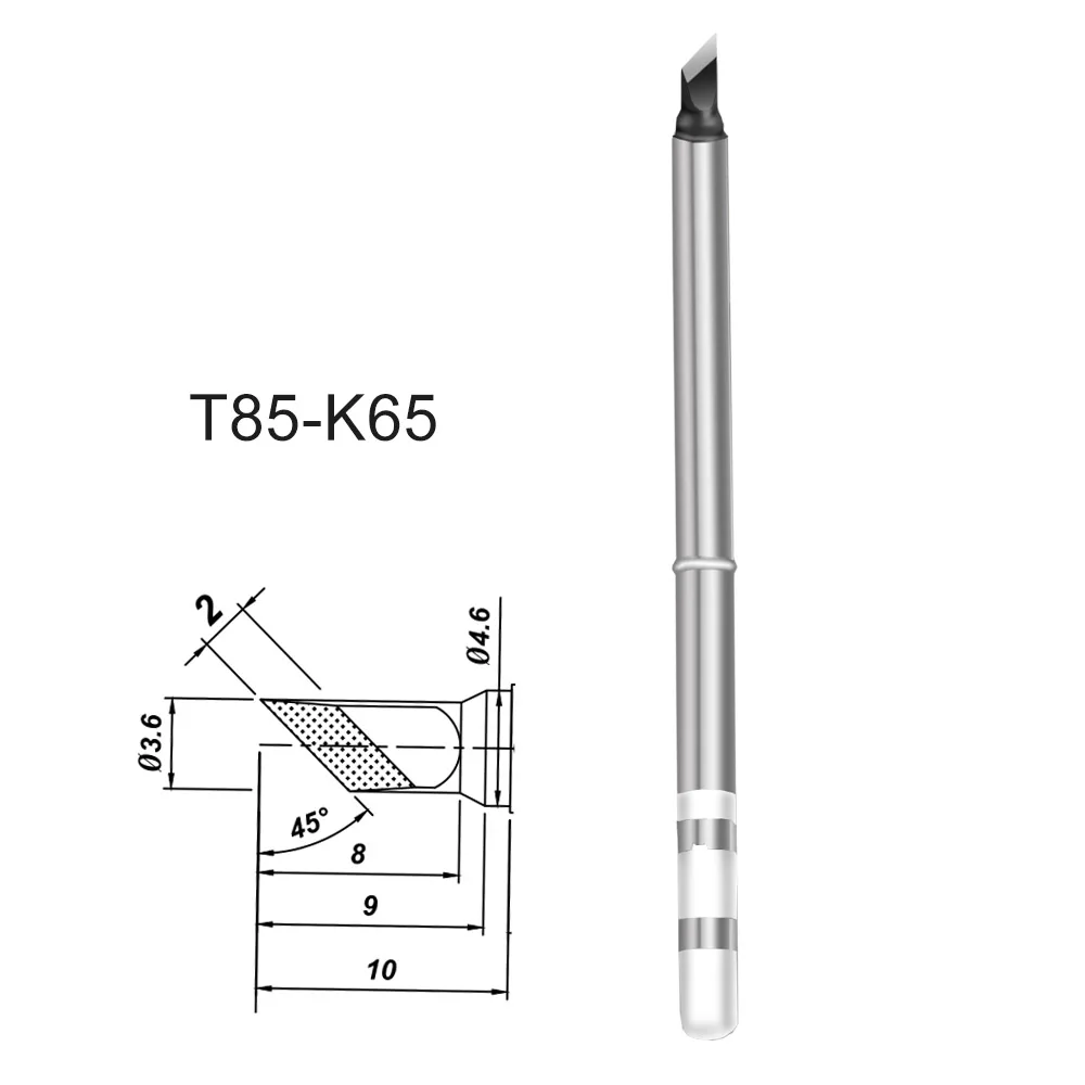 QUICKO Soldering Iron Tips Replacement Heater Solder Head KR K65 B2 ILS BC3 BC2 for HS-01/GD300/T85 OLED soldering station