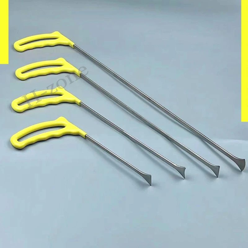 Car Paintless Dent Repair Tools Crowbar Bar Push Rod Hooks Automotive Hand Tool Silver Universal Fitment 21cm/31cm/41cm/51cm