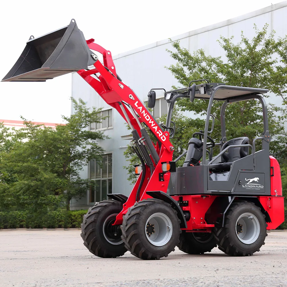 무료 배송 미니 휠 로더 쿠보타 엔진 4x4 컴팩트 로더 W810 전지형 운반 로더 부속품 맞춤형