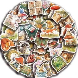 50pcs Cute Fairytale Animals Graffiti Stickers Cartoon DIY Skateboard Phone Case Laptop Waterproof Cool Sticker Decals Toy