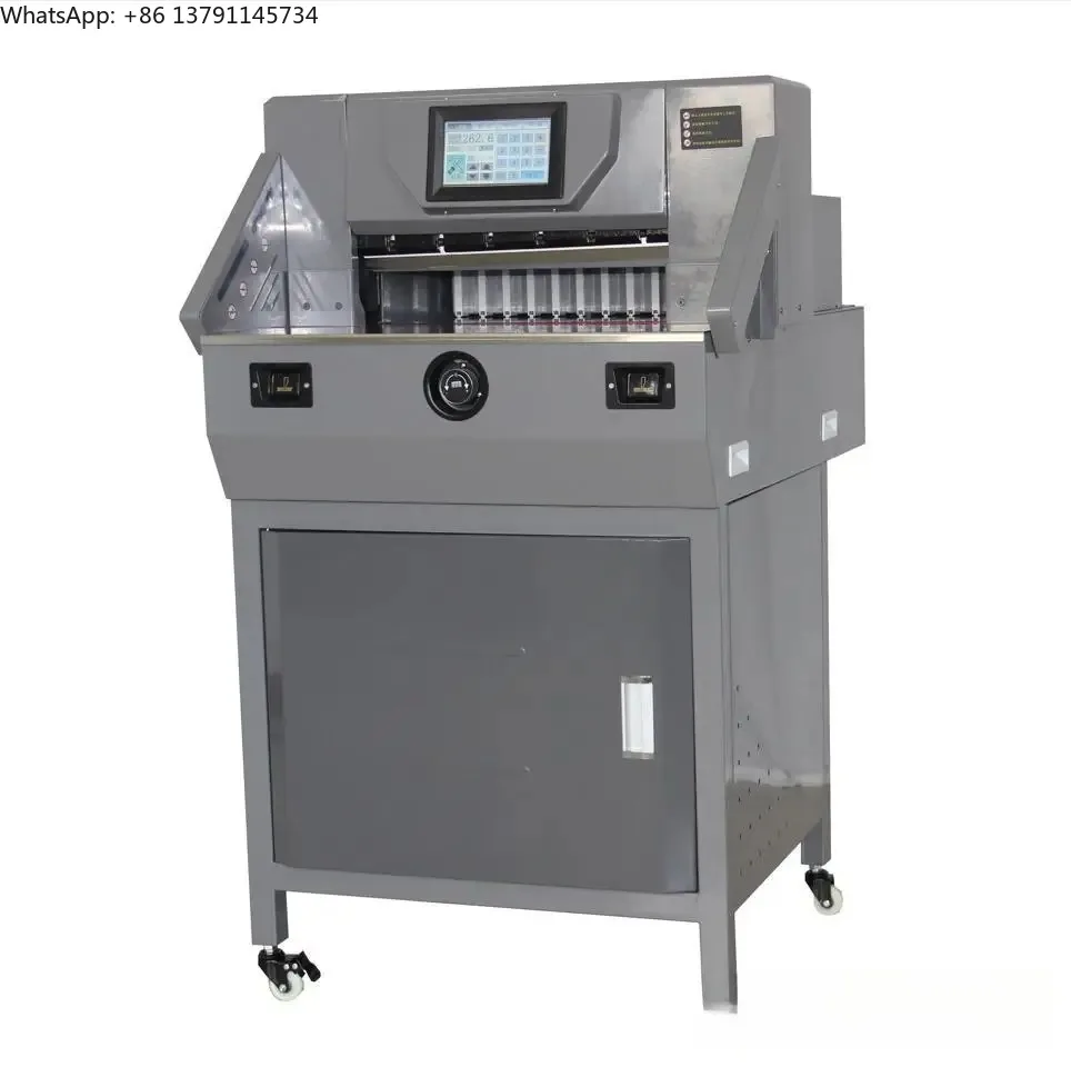 

SG-460V8 Wholesale Price Automatic Paper Cutter Machine A3 460mm Book Cutter Front Paper Guillotine Cutter for Sale