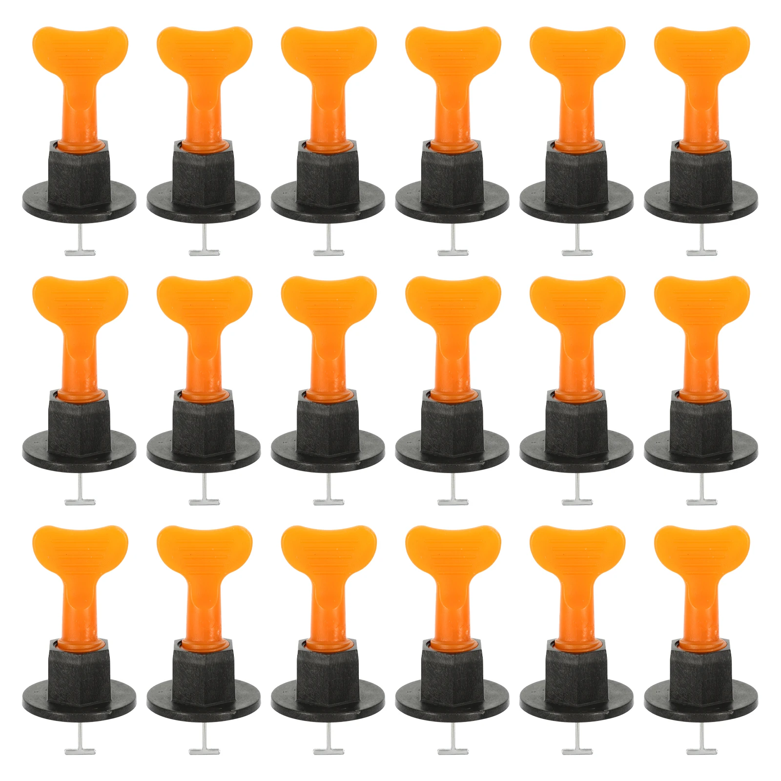 50 set Tiles Plastic Leveling System Professional Leveler Locator Tile Spacer Construction Tile Auxiliary Tool Kit