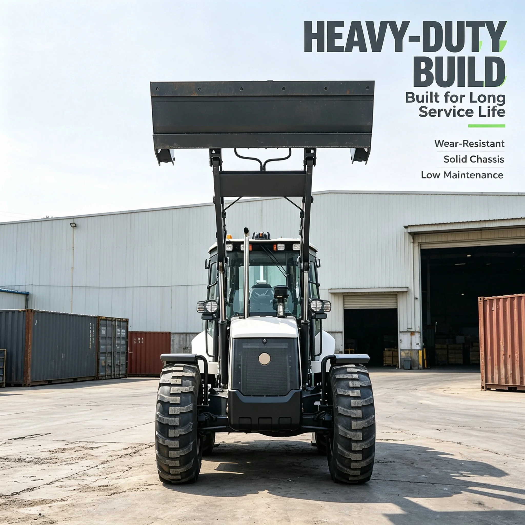 CE safety certified High ground clearance Quick Hitch Backhoe Loader Energy Saving Backhoe Loader Durable Backhoe Loader