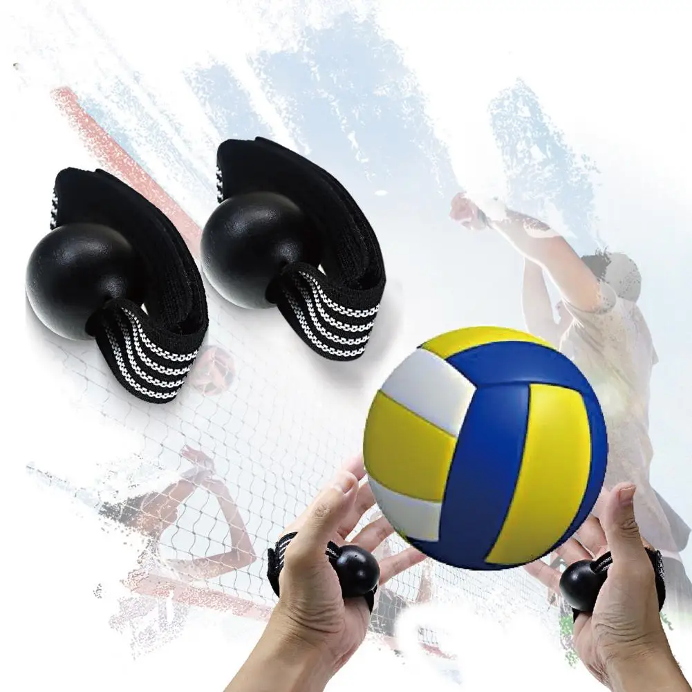 Volleyball Training Belt Black White Volleyball Belt Football Catching Trainer Band Set for Improving Hand Control Receiving