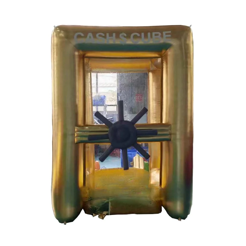 

Inflatable cube cash grab money grab machine booth grab money game inflatable money flying machine