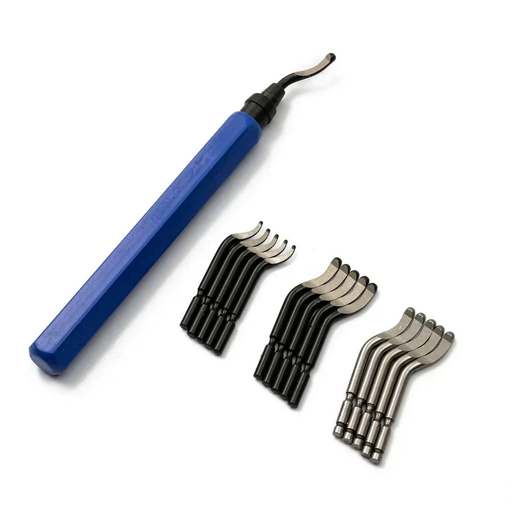 

Aluminum Plastic Steel Burr Removing 1 Aluminum Alloy Handle Tool Deburr Blades Handle Burr Kit Repair Deburring Tool Rotary