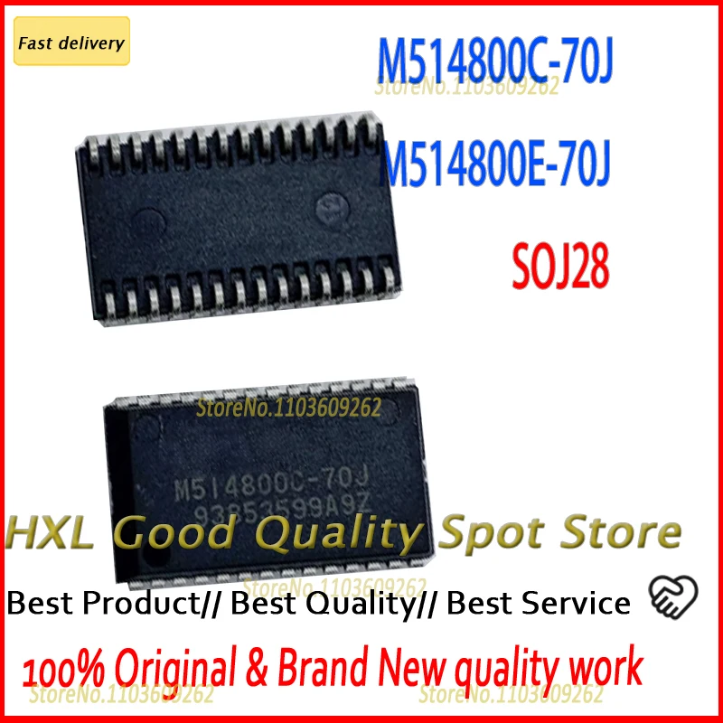 Original Genuine 10PCS /lot    M514800C-70J M514800C M514800 SOJ-28 in stock ic