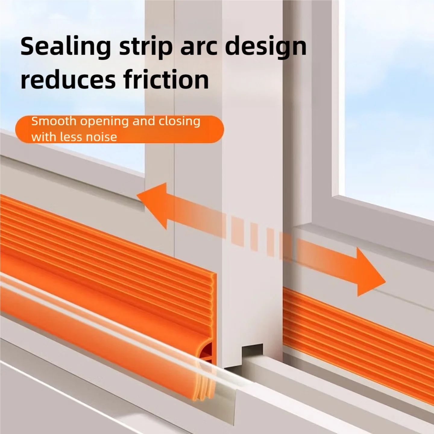 

Новая самоклеящаяся уплотнительная лента из ТПЭ для окон, тройная звукоизоляция, ветрозащита, защита от холода, для раздвижных дверей