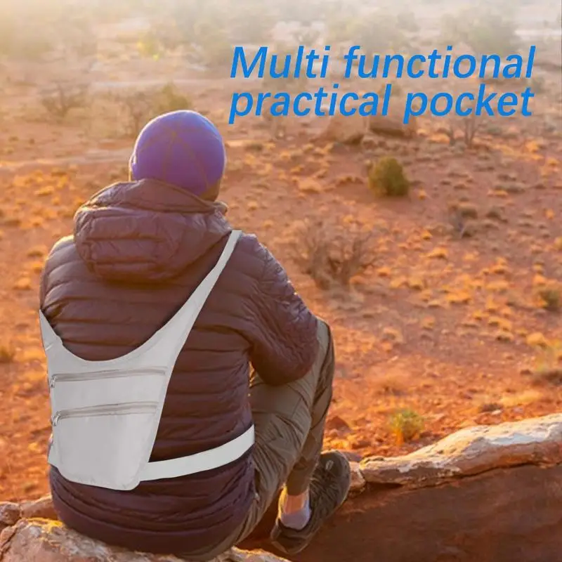 Fashion Waist Packs Crossbody Waist Wallet Waterproof Waist Bag Portable Bum Bag Multi-pocket Runners Belt Bag For Running