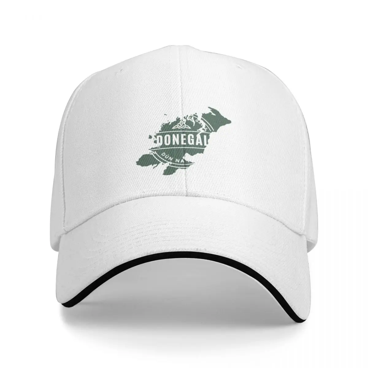 County Donegal Map Baseball Cap Gentleman Hat Verjaardag Rugby Heren Luxe Dames