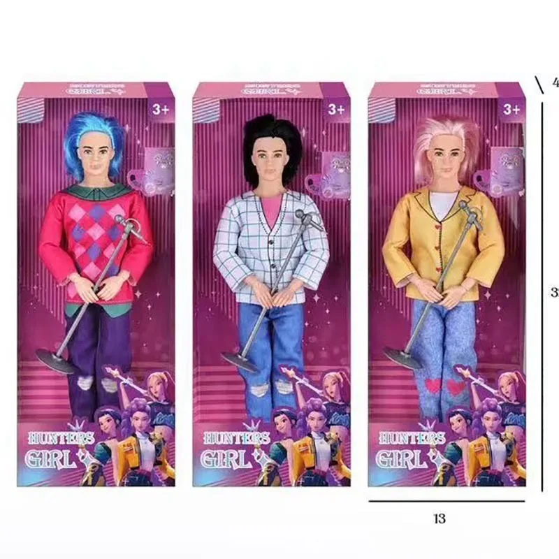 

Kpop Demon Hunter аниме Sabe Boy злодей мужская группа фигурка кукла игрушка для девочек подарок на день рождения мультяшная коллекция