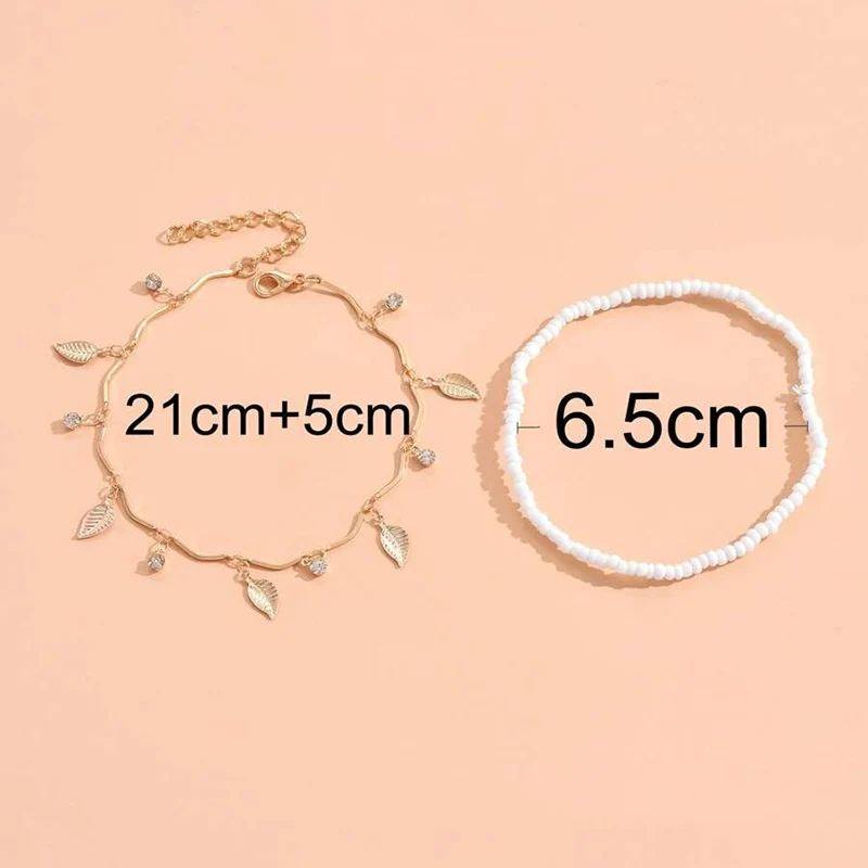 Boho Anklet Foot Chain Summer Bracelet Tassel Star Crystal Pendant Charm Anklet Sandals Barefoot Beach Foot Bridal Jewelry J022