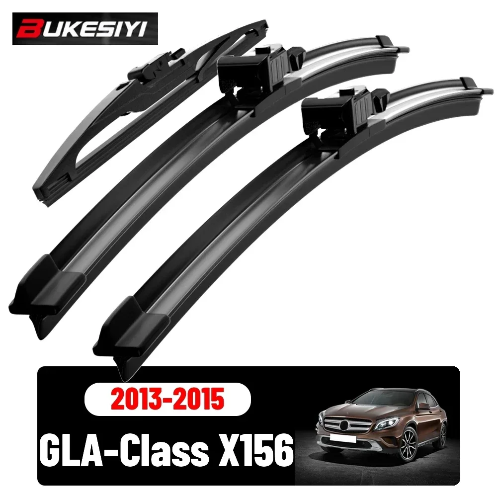 Front & Rear Wiper Blades Set For Mercedes-Benz GLA Class X156 2013-2015 2014 Silent Windscreen Wipers Accessories 24