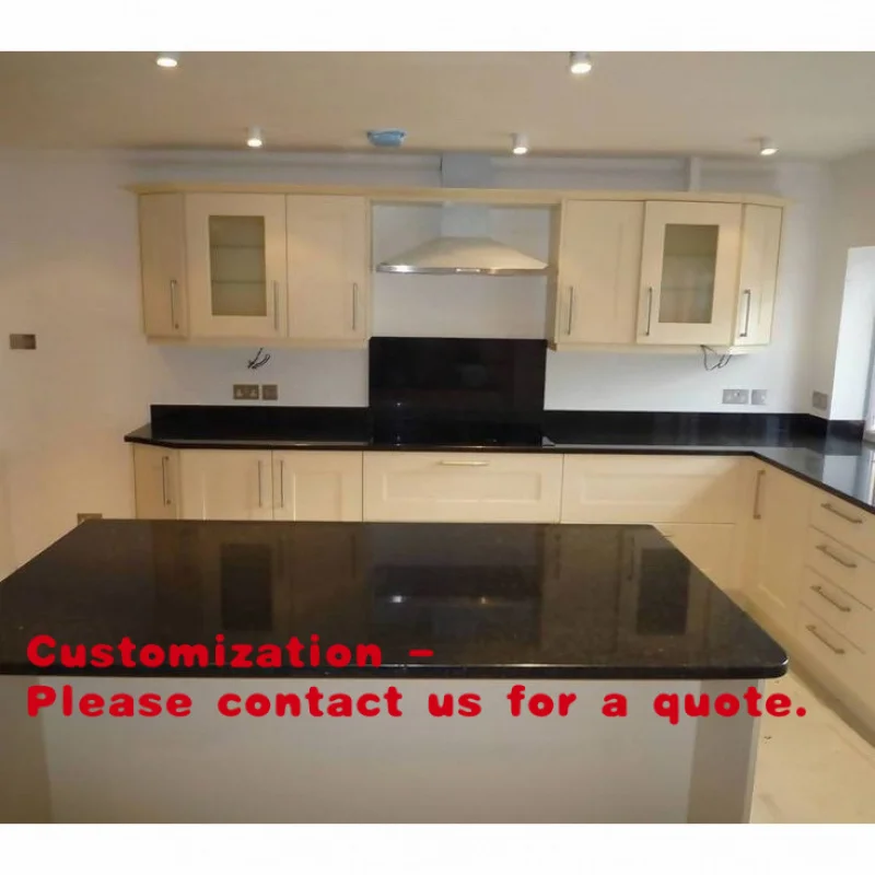 

Customize.Indian Black Granite Stair Step Slabs Kitchen Worktops and Exterior Wall Cladding