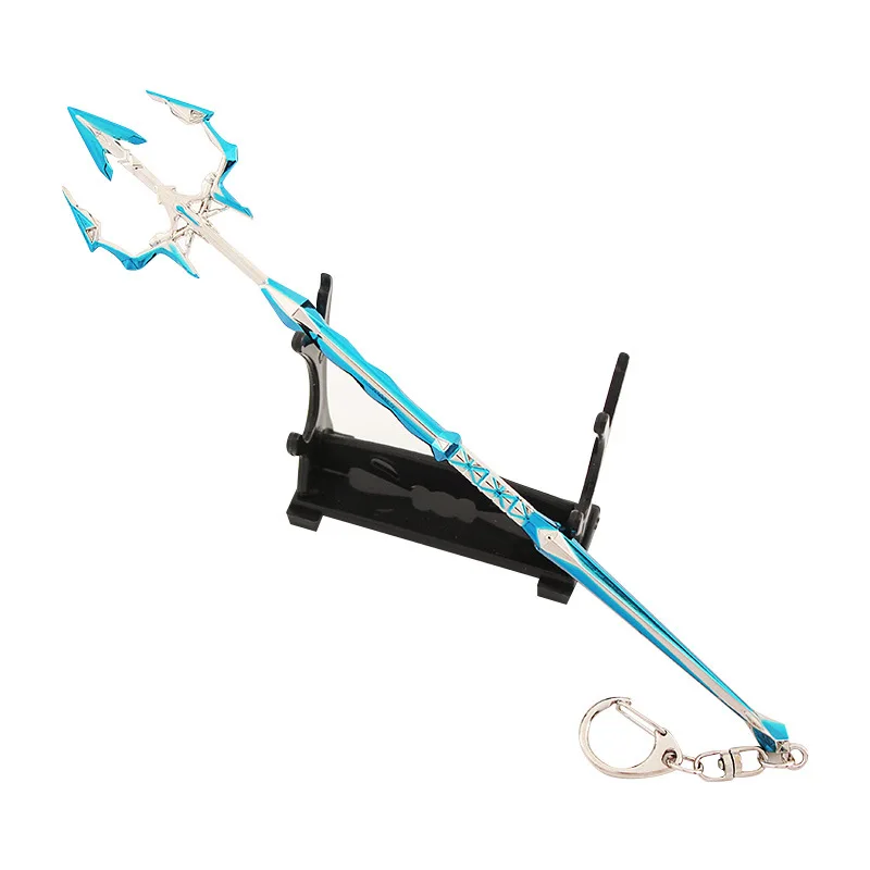 22cm/8.66in CrossFires Model broni Posejdon Trójząb Model zabawkowy Kreatywny wyświetlacz na biurko Ozdoby Kolekcja Prezenty urodzinowe Chłopcy