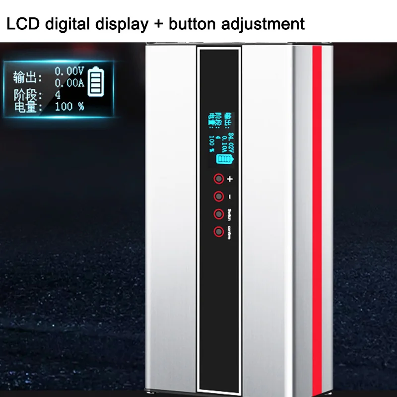 5A 10A 40V - 88.2V الجهد قابل للتعديل 48V 58.4V 72V 60V 67.2V 84V ليثيوم أيون Lifepo4 يبو شاحن بطارية شحن سريع 16S 20S