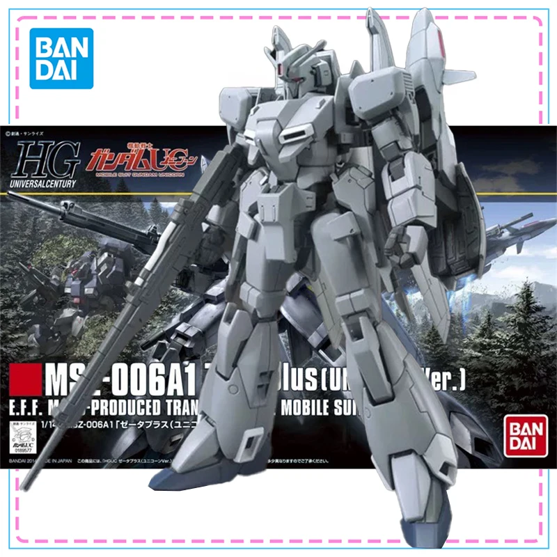 

Bandai HG 1/144 MSZ-006A1 Zeta Plus Unicorn Gundam Model Kit Action Figures Gundam Assembly Model for Boys Toys Christmas Gifts