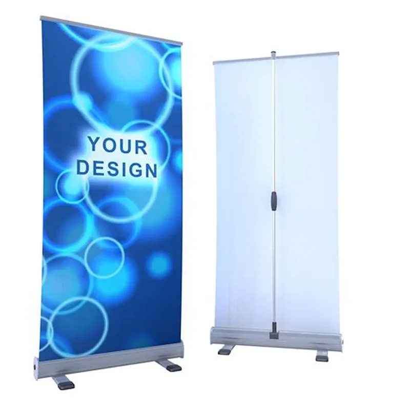 

【Hot】High Quality Rollup Banner Aluminum Pull up Stand Roll up Banner Backdrop Display