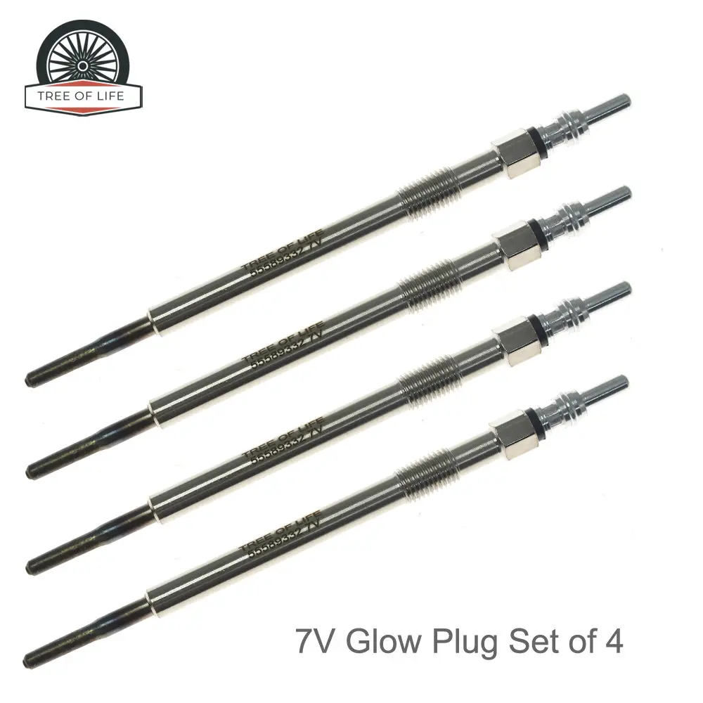 4 PCS 7V Glow Plug 55589332 For Chevrolet Colorado Express 2500 3500 2.8L LWN Duramax Diesel 2017 2018-2022