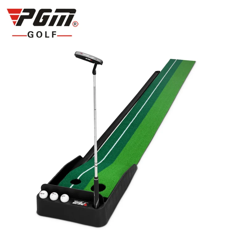 PGM 3M custom indoor plastic golf putting mat with automatic ball return