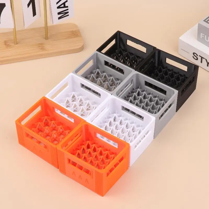 Nueva Caja de Almacenamiento de Baterías Impresa en 3D, Estilo Caja de Cerveza, para Baterías No.5 AA y No.7 AAA, Cesta para Baterías, Decoración del Hogar, Apilable