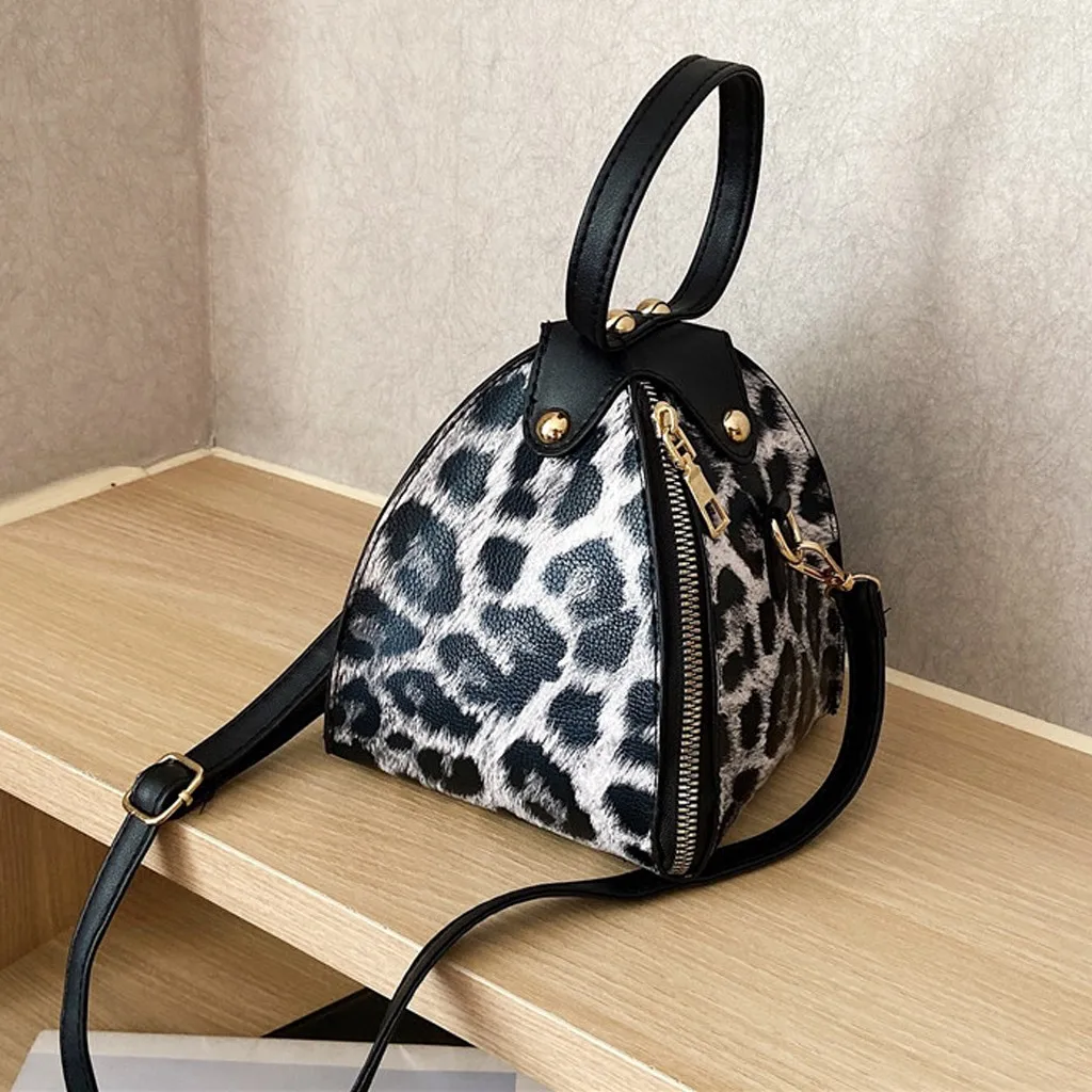 Leopard Print Woman Bag PU Leather Crossbody Bags Mini Girls Messenger Bags Female Shoulder Handbag Snake Skin Clutch Bag Purse