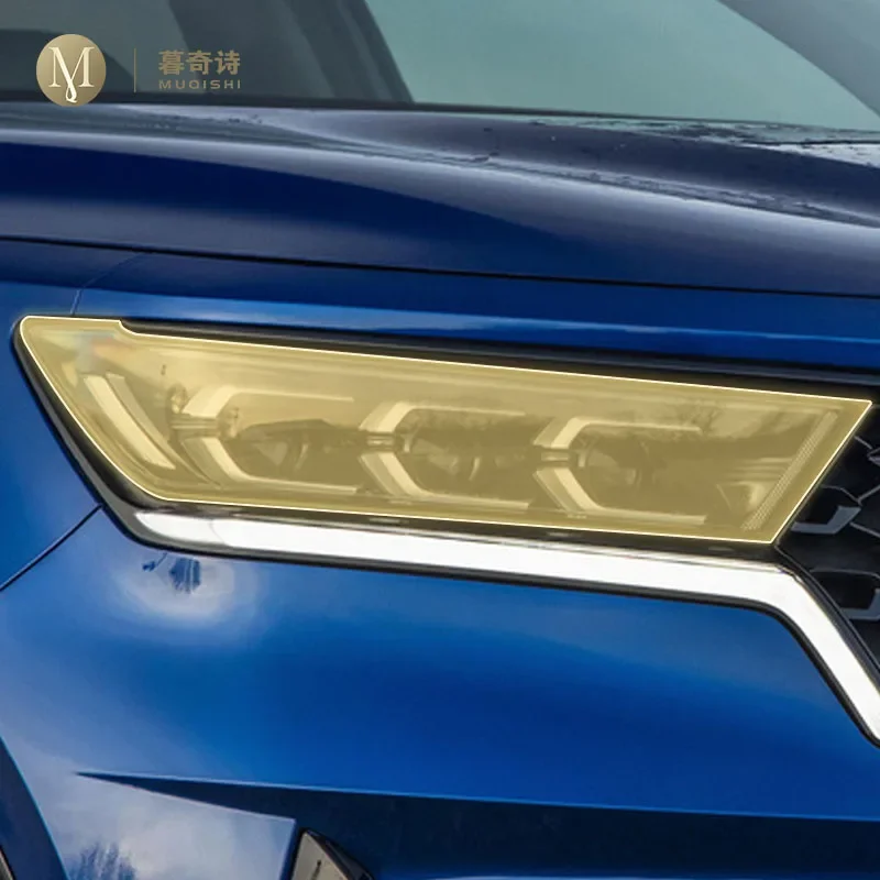 

Pre cutting Car Exterior Headlights PPF transparent protective film TPU scratch resistant For Kia Sorento MQ4 2021-2024