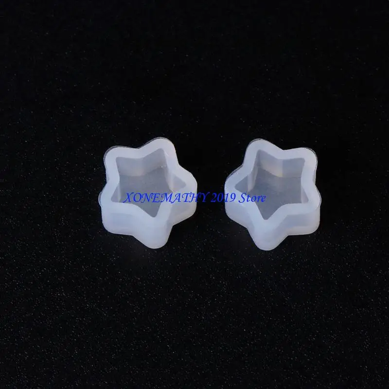 

F42F Силиконовая форма для сережек из смолы, 8 пар маленьких серег-гвоздиков, форма для легкого снятия