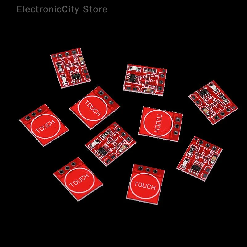 Lot of 10 TTP223 Single Channel Module equipped with Self-Locking / Momentary Capacitive Touch Key