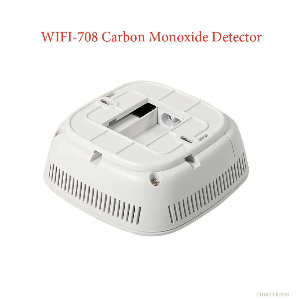 1Pcs Wireless WiFi Carbon Monoxide Detector Tuya Smart Life App Notification For Kitchen Prevent Poisoning NC Relay Output