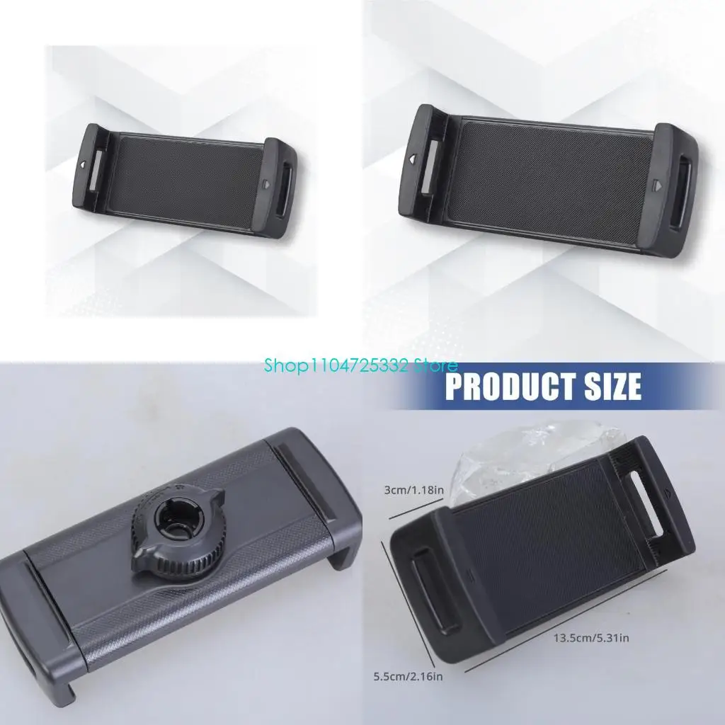 P5EA Tablet Stand Holder with Clamp Clip and 17mm Ball Joint Socket for Mobile Devices 4-9Inch Compatible