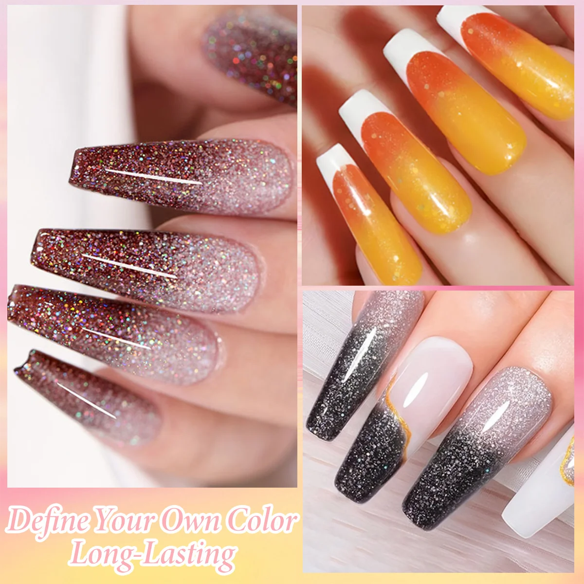 12Pcs Temperature Color Changing Gel Nail Polish Set Gradient Thermal Shade Soak Off UV LED Nail Art Manicure Kit