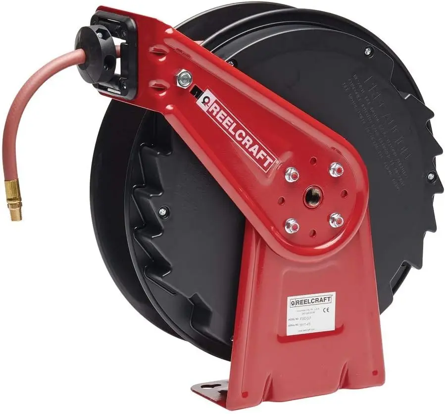 Rt650-Olp 3/8-Inch By 50 Feet Spring Driven Hose Reel สําหรับอากาศ/น้ํา