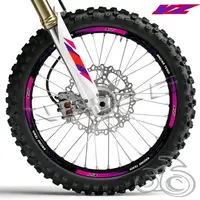 Pegatina para rueda de motocicleta, calcomanía reflectante para llanta, cinta a rayas para YZ 125 125X 250 250X 250F 250FX 450F 450FX YZ 50 años