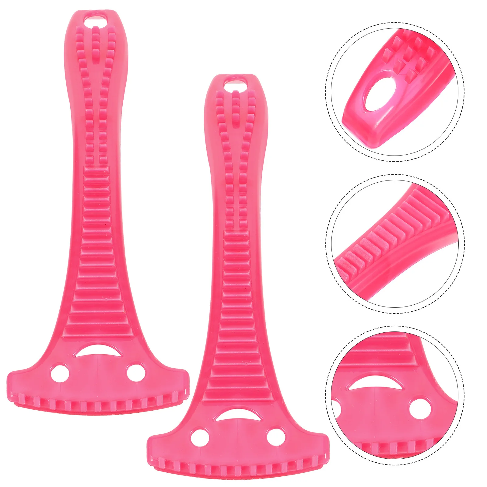 

2pcs Foot File Tools Abs Reusable Pedicure Exfoliating File Dead Skin Callus Remover Handheld Foot Care Tool For Home Salon Use