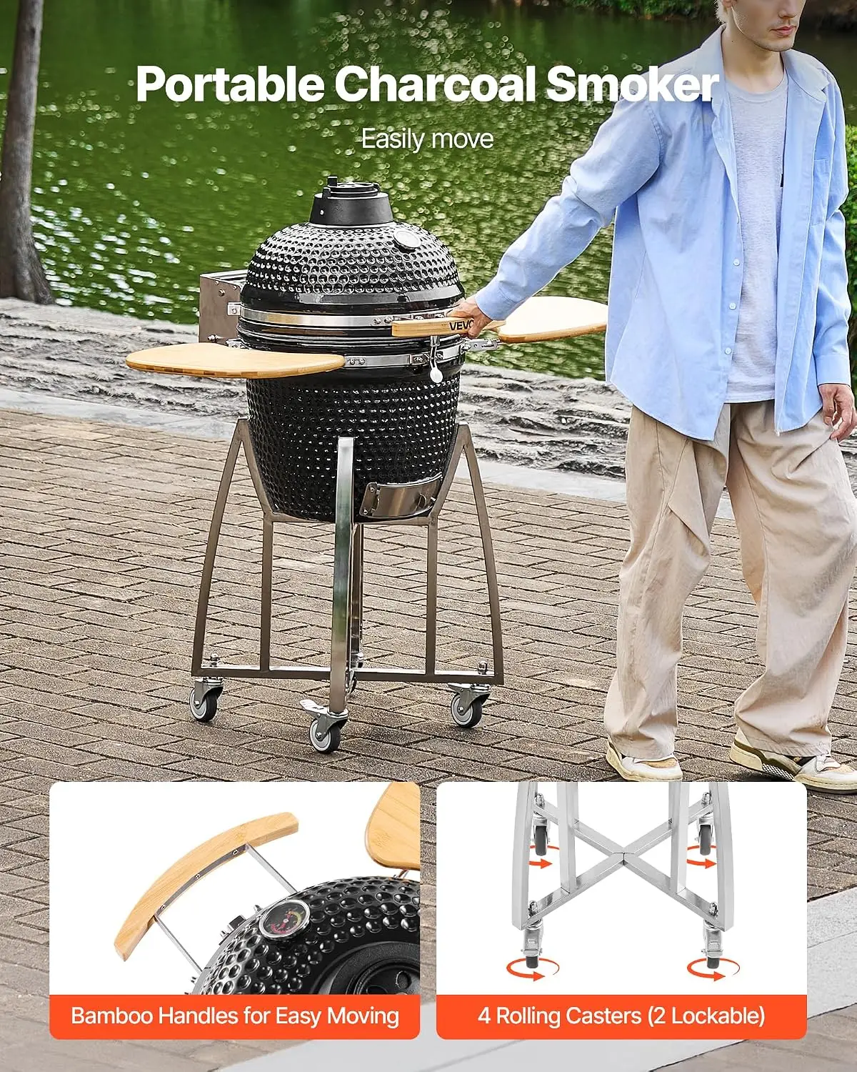 Charcoal Smoker and Grill, 18