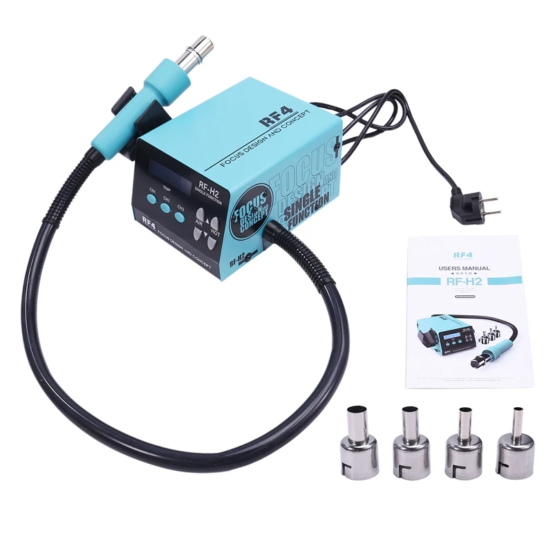 RF-H2 1000W Fast Desoldering Hot Air Tool Soldering Station Digital Intelligent BGA Rework Station To PCB Chip