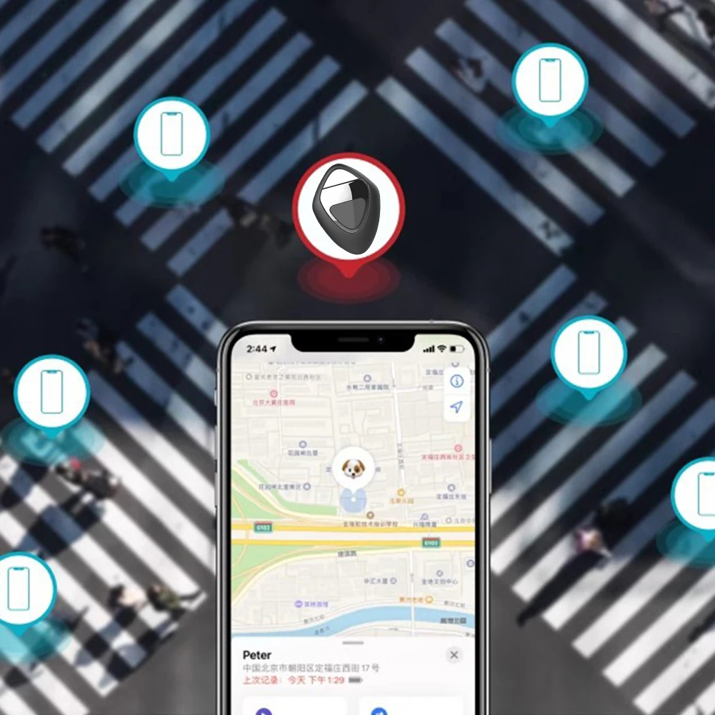 

Ключ GPS-трекер Портативный BT Локатор Поиск товара трекер работает с Apple Find My кошелек умная бирка для детей пожилых домашних животных